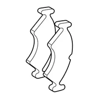 Orig. Renault Bremsklotzsatz 440604694r