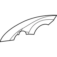 Orig. Hyundai Verkleidung Oben 84850k7000nnb