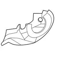 Orig. Hyundai Verkleidung Unten 84852k7000nnb