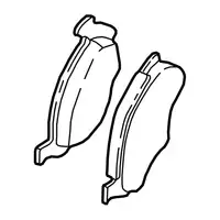 Orig. Renault Bremsklotzsatz 440605839r