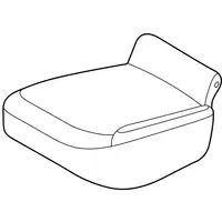 Orig. Renault Bezug Sitzfl&auml;che (1. Reihe) 873202059r