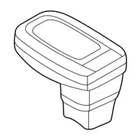 Orig. Renault Mittelarmlehne Komplett 969202304r