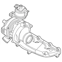 Orig. Toyota Auspuffkr&uuml;mmer Mit Lader Su001b3101