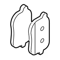 Orig. Land Rover Bremsklotzsatz Lr160511