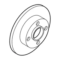 Orig. Renault Bremsscheibe Satz 440a06575r