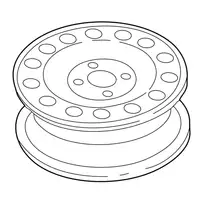 Orig. Toyota Felge Vorn