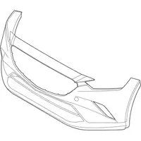 Orig. Mazda Stossf&auml;nger Verkleidung Dm7l50031abb