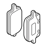 Orig. Toyota Bremsklotzsatz 0446605010