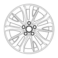 Orig. Toyota Felge Alu Vorn