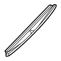 Orig. Hyundai Scheibenwischerblatt Hinten 988501j001