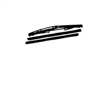 Orig. Toyota Scheibenwischerblatt Hinten 8524228060