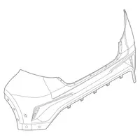 Orig. Toyota Stossf&auml;nger Verkleidung Oben