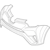 Orig. Toyota Stossf&auml;nger Verkleidung Oben 521194a911