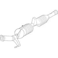 Orig. Renault Auspuffrohr V. Mit Kat. Und Partikelfil. 201008504r