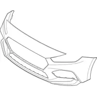 Orig. Hyundai Stossf&auml;nger Verkleidung 86510s0000